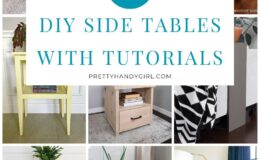 Sıkıcı mobilyalara veda edin: Bugün bu DIY yan masaları deneyin