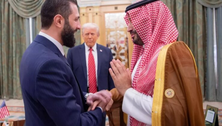25 yıl sonra tarihi görüşme! Erdoğan, Trump, Şara ve Selman bir araya geldi