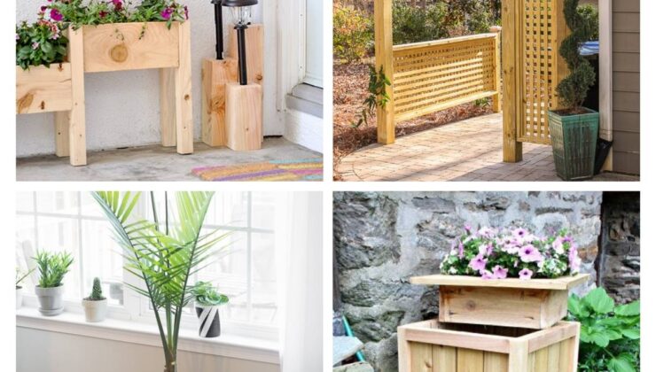 Her beceri seviyesi için 30+ DIY açık hava ahşap projesi
