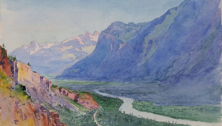 George Elbert Burr’un suluboya