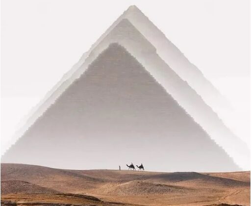 Giza piramitlerinin inanılmaz çekimi!