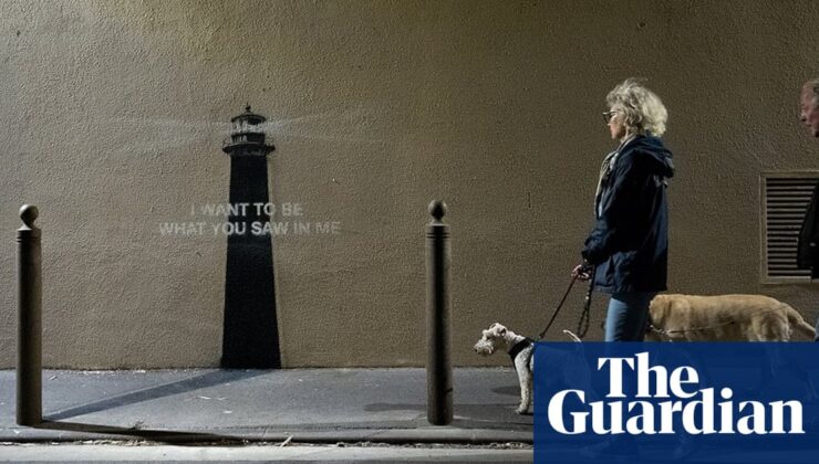 Banksy Posts Marsilya’da olduğuna inanılan yeni deniz feneri sanat eserlerinin görüntüsü