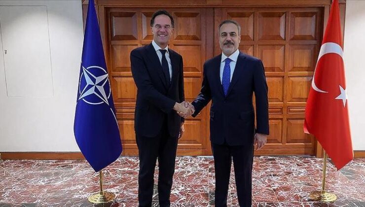 Dışişleri Bakanı Fidan, NATO Genel Sekreteri Rutte ile görüştü