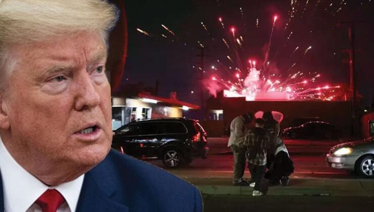 ABD’de tansiyon gittikçe yükseliyor… Asker sokakta! Trump: Düzeni sağlamak için sert olacağız