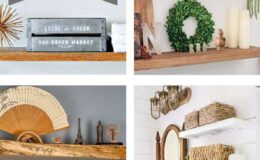 Adım adım öğreticilerle 25 şaşırtıcı DIY yüzen raf