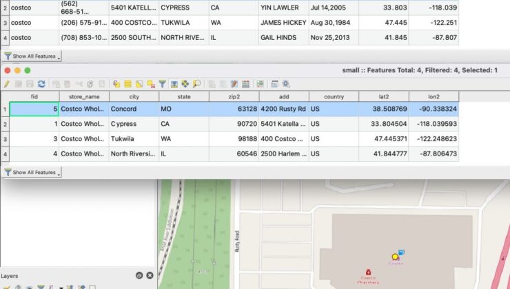 PlaceKey QGIS eklentisiyle verileri birleştirme