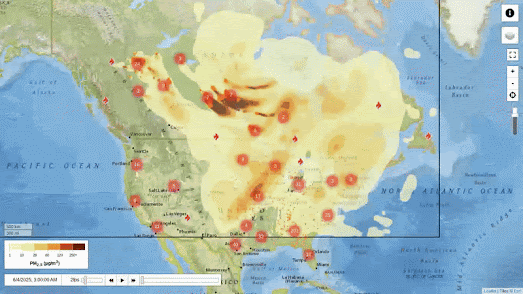 Kanada orman yangını duman tahminleri