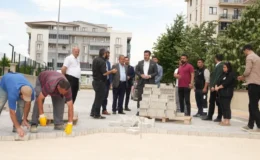 Bursa Yenişehir’de yol çalışmaları hız kesmeden devam ediyor