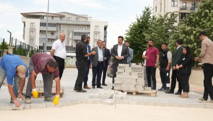 Bursa Yenişehir’de yol çalışmaları hız kesmeden devam ediyor