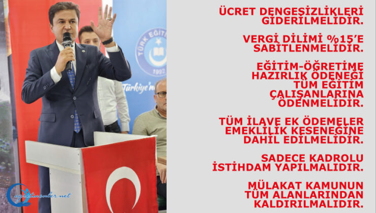 Vergi dilimi yüzde 15’e sabitlenmelidir