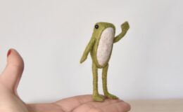 Tekstil Sanatçısı Rachel Austin Createsse Güzel Tiny Felt Hayvanlar