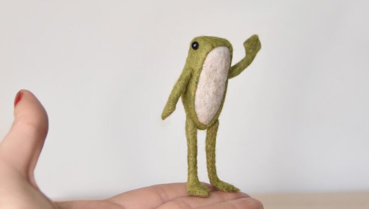 Tekstil Sanatçısı Rachel Austin Createsse Güzel Tiny Felt Hayvanlar