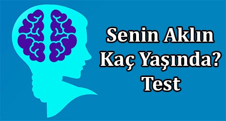 Aklının Kaç Yaşında Olduğunu Bu Testle Öğren!