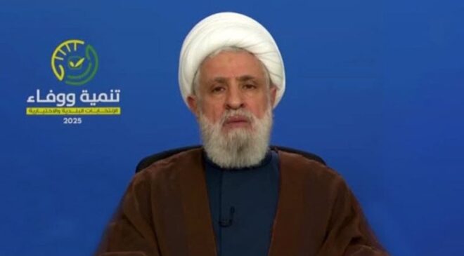 Analiz: Naim Qassem, yaklaşan Lübnan belediye seçimlerinde oylamayı teşvik ediyor