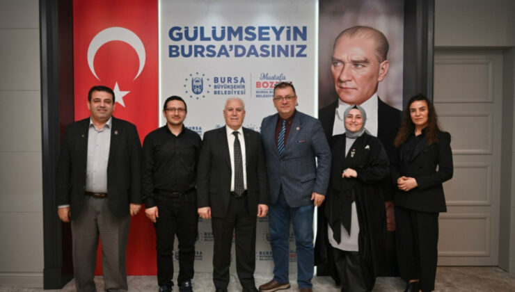 Türkiye Dil ve Edebiyat Derneği Bursa Şubesi’nden Başkan Bozbey’e Ziyaret –