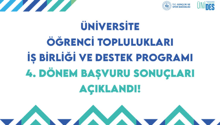 ÜNİDES 4. Dönem Başvuru Sonuçları Açıklandı!