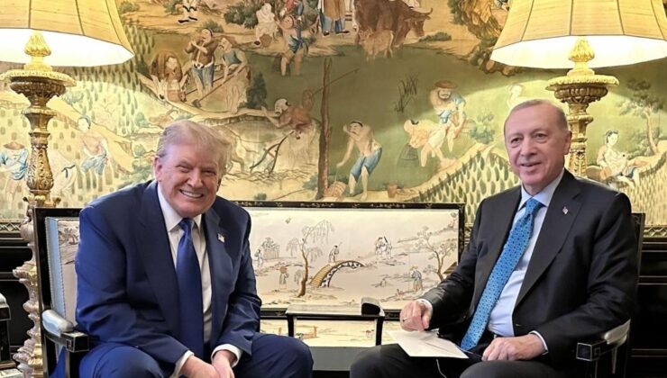 Cumhurbaşkanı Erdoğan, ABD Başkanı Trump ile Lahey’de görüştü