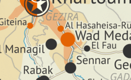 Sudan Kontrol Haritası ve Zaman Çizelgesi: RSF Eastern City – Ocak 2024 (Abonelik)