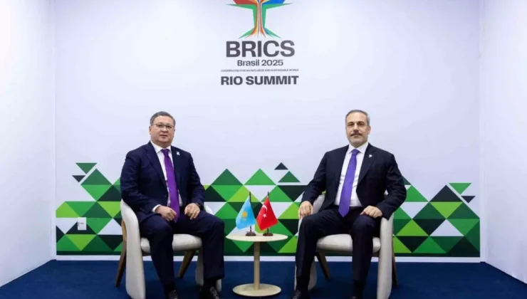 Dışişleri Bakanı Hakan Fidan, Brezilya’da Kazakistan Dışişleri Bakanı ile Görüştü
