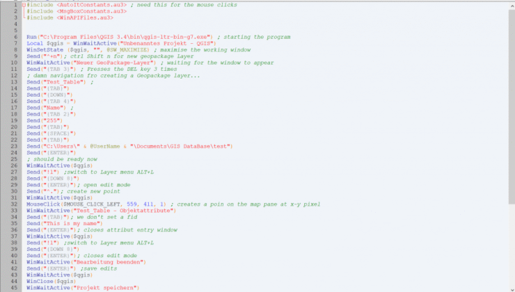 QGIS – Dijital Coğrafya için Autoit ile Otomatik Kullanıcı Arayüzü Testleri