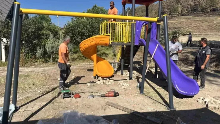 Köprücek Köyü’nde Yangın Sonrası İyileştirme Çalışmaları Devam Ediyor