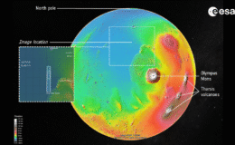 Mars neden ESA’nın çarpıcı yeni uydu görüntüsünde mor, sarı ve turuncu görünüyor?