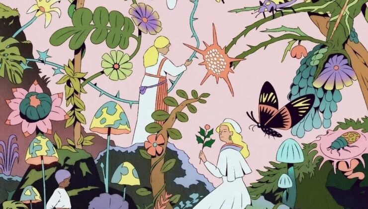 “Ay’daki İlk İnsanlar”: Lily De Bellon’un Masal Çizimleri