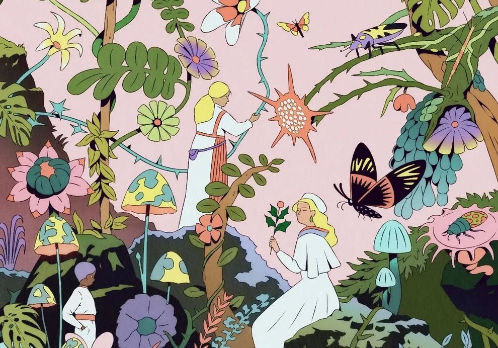 “Ay’daki İlk İnsanlar”: Lily De Bellon’un Masal Çizimleri