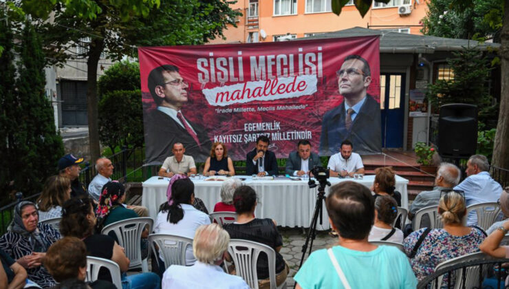 Gülbahar ve Mecidiyeköy’deki mahalle buluşmalarına Resul Emrah Şahan’dan mesaj: Ben dönene kadar Şişli sizlere emanet!