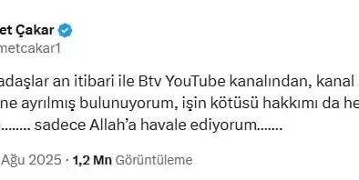 Ahmet Çakar kovulduğunu açıkladı: Hakkımı helal etmiyorum!