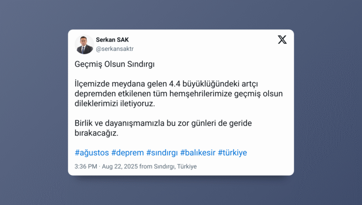 Balıkesir Sındırgı’da deprem!