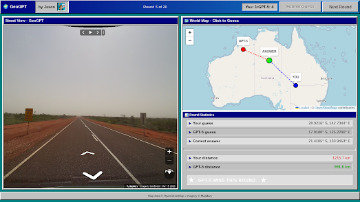 Geoguessr’i bir AI’ya karşı oynayın