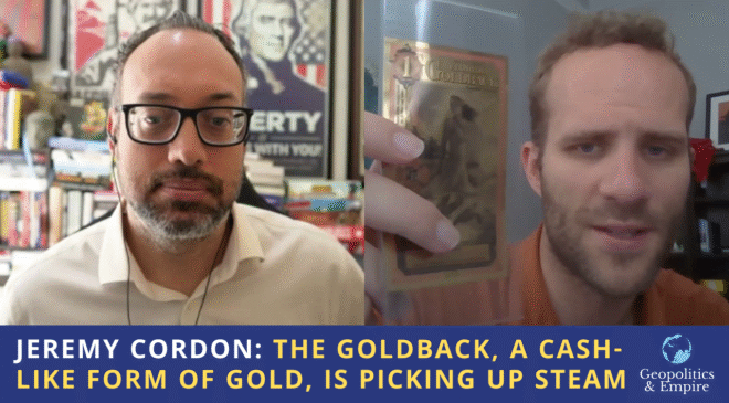 Jeremy Cordon: Nakit benzeri bir altın biçimi olan Goldback, buhar alıyor