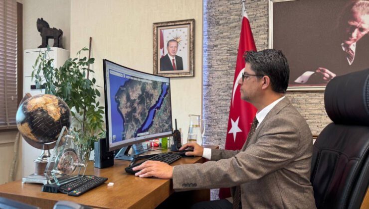 Çanakkale'de yangınlarının etkisi uydu fotoğraflarıyla modellendi