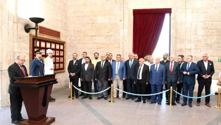 Matbaacılar, 7 Temmuz Dünya Matbaacılar Günü’nde Anıtkabir’i Ziyaret Etti