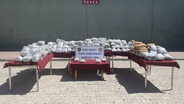 Van Hudut Hattında 166 Kilo Uyuşturucu Ele Geçirildi