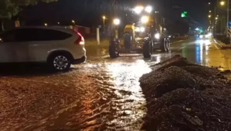 Sağanak yağış Konya’yı vurdu! Köprü çöktü, evleri su bastı