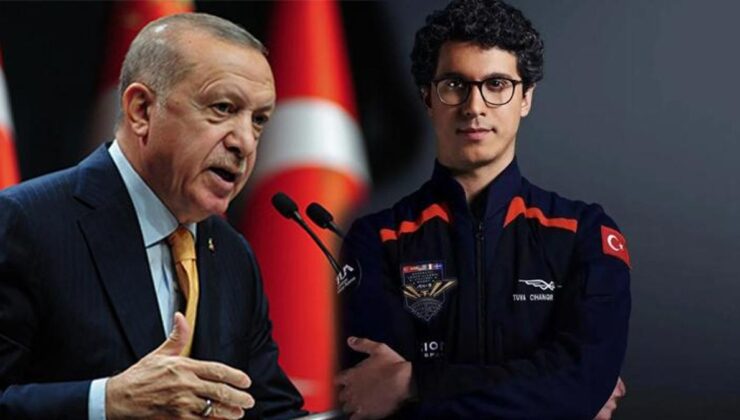 Cumhurbaşkanı Erdoğan 2. Türk astronot Tuva Atasever'e başarılar diledi