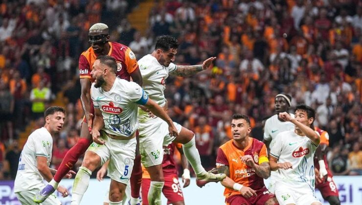 Galatasaray 3-1 Çaykur Rizespor Maç Özeti | Aslan, evinde hata yapmadı