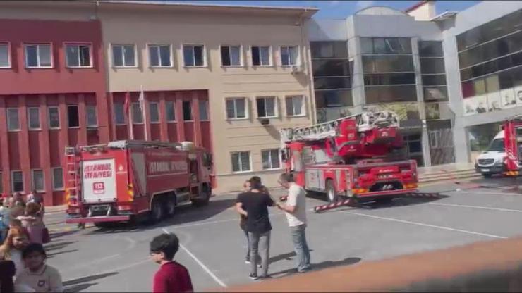 Başakşehir’de okulda yangın paniği – Son Dakika Flaş Haberler