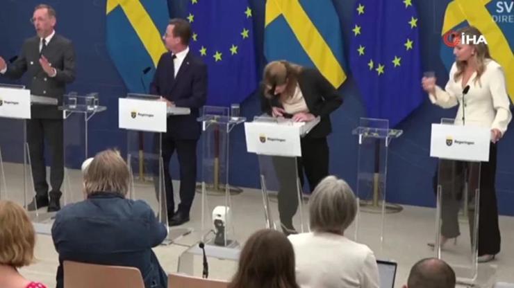 İsveçli bakan ilk basın toplantısında bayıldı – Son Dakika Dünya Haberleri CNN Türk