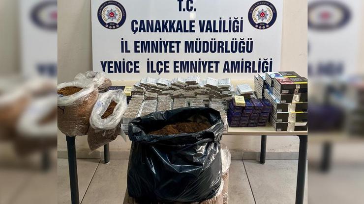 Çanakkale Yenice’de 21 kilo tütün ve binlerce makaron ele geçirildi – CNN TÜRK Haberler