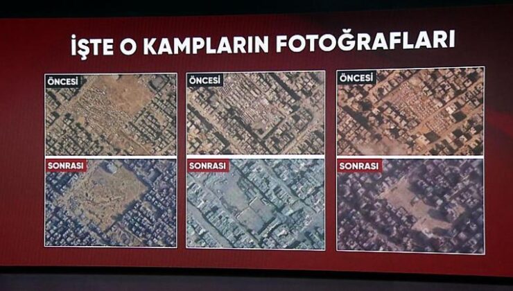 Gazze’deki göç uydu görüntülerinde | Video