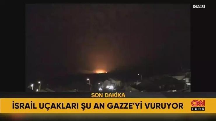 SON DAKİKA | İsrail uçakları Gazze’yi vuruyor! – Dünyadan Haberler CNN Türk