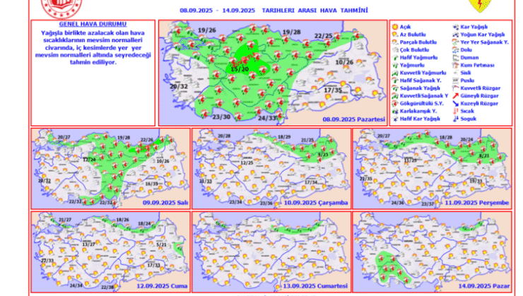 Sıcaklıklar mevsim normallerinin altına düşüyor