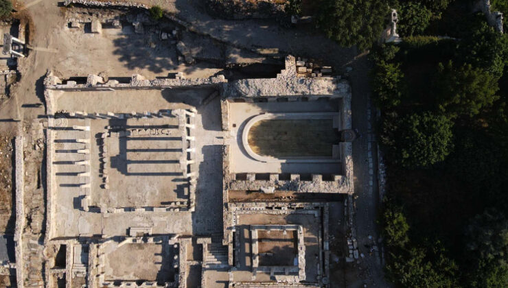 Stratonikeia'nın Roma hamamında 1900 yıl sonra su aktı