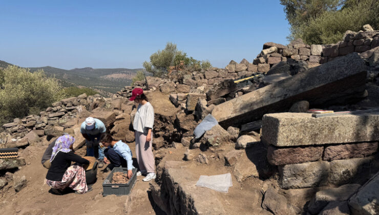 Aigai Antik Kenti'nde Demeter'e adanmış tapınak gün yüzüne çıkarılıyor