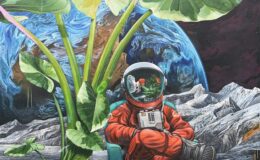 Bir astronot Agus Putu Suyadnya’nın esrarengiz resimlerinde doğa ile simbiyoz bulur