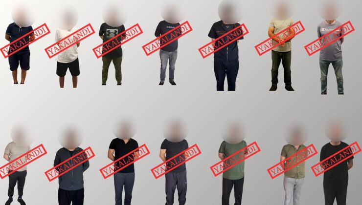 Kırmızı bültenle ve ulusal seviyede aranan 14 suçlu Türkiye'ye getirildi
