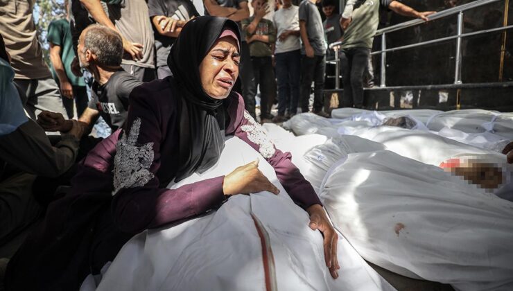 Katil İsrail’in Gazze Şeridi’ne düzenlediği saldırılarda 58 kişi hayatını kaybetti